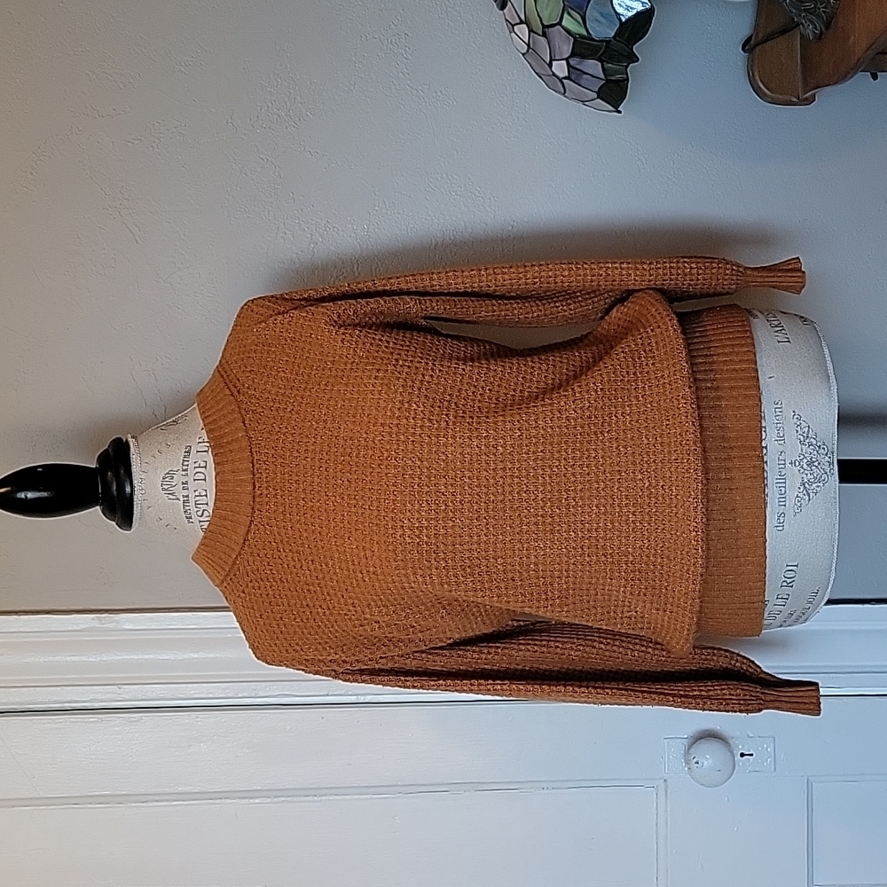 American Eagle Waffle Knit Sweater